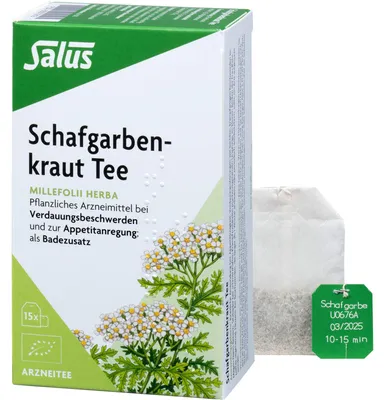 Produktbild von Salus Schafgarbenkraut, Arzneitee, Millefolii herba 15 St