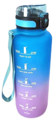 Produktbild von Grsta Trinkflasche - Trinkflasche 1,5 Liter - Trinkflasche mit Strohhalm BPA Frei, Trinkflasche Sport, Trinkflasche Kohlensäure Geeignet, Wasserflasche für Gym, Fahrrad, Fitness, Camping und Schule