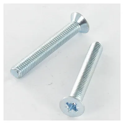 Produktbild von Metallschrauben Senkkopfschraube Pozi PZ3 M5X60 Verzinkt