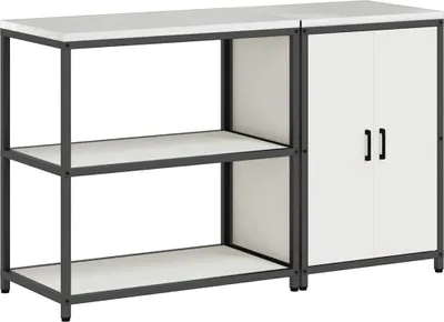 Immagine prodotto di Set di contenitori da cucina vidaXL HATTEM, 2 pezzi, bianco
