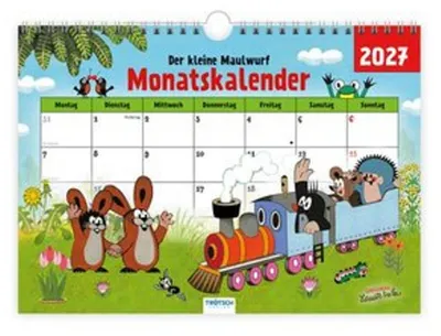 Produktbild von TRÖTSCH - Der kleine Maulwurf Monatsterminer Monatskalender 2027