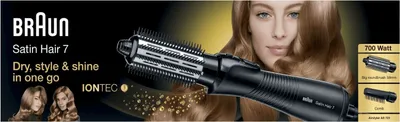 Produktbild von Braun Satin Hair 7 AS 720 Warmluft-Lockenbürste mit IONTEC Technologie (inklusive Kamm-und Bürstenaufsatz)