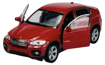 Obrázok produktu pre Welly, model BMW X6 E71/E72, červený, mierka 1:34, kovový model, , v pôvodnej krabici, kód: 43617