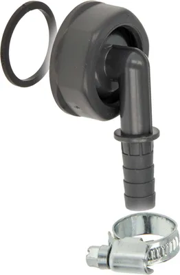 Produktbild von tecuro Geräteanschlusstülle mit 1 Zoll ÜWM x Tülle Ø 11 mm, für Kondensatschlauch /Trockner, REZYKLAT
