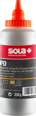 Imagen del producto de Sola CPO, tiza para cuerda de saltar, color naranja - Cantidad: 230 g - Polvo para cuerda de saltar, color naranja, tiza de repuesto para cuerda de saltar - Muy visible en todas las superficies - Resistente a la lluvia y al viento