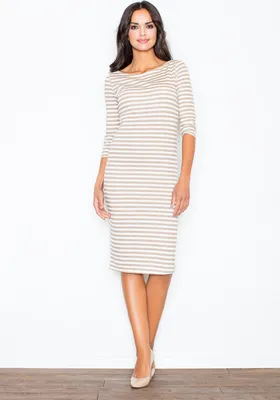 Produktbild von Figl Midikleid für Frauen Pouutoa beige S