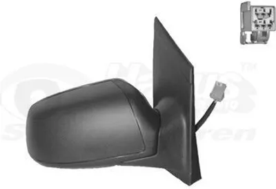 Produktbild von VAN WEZEL 1863810 Außenspiegel Seitenspiegel Rechts für FORD Focus II Schrägheck (DA, HCP, DP) Konvex Beheizt