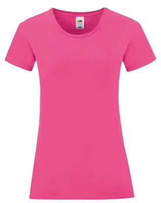 Image de Fruit of the Loom - T-shirt « Iconic 150 » pour femmes FK2487 (S) (fuchsia)