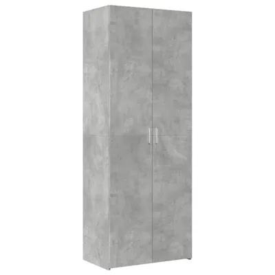 Produktbild von Highboard Betongrau 70x42,5x185 cm Holzwerkstoff