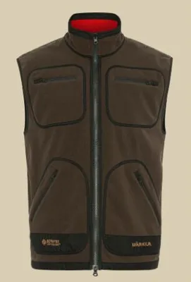 Produktbild von Härkila Kamko fleece waistcoat Brown/Red, Größe:M