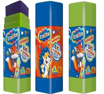 Zdjęcie produktu dla Klej znikający w sztyfcie 12g trójkątny Bambino