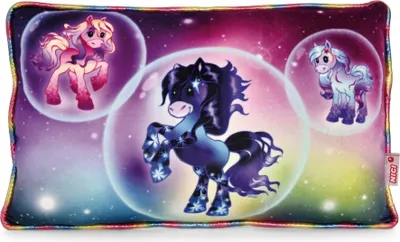 Produktbild von Nici Pony Starflower Sitzkissen 43x25 Cm Mehrfarbig  Mehrfarbig One Size