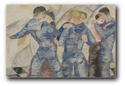 Produktbild von Kunstdruck „Tanzende Matrosen“ von Charles Demuth – 40×60 cm – ungerahmt