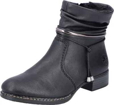 Immagine prodotto di Rieker stivaletti donna ecopelle nero taglia: 38
