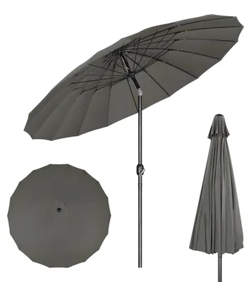 Produktbild von Gartenschirm - Sonnenschirm für den Außenbereich - 273 x 261 cm - Wasserdicht - Kurbel - Kippfunktion - UV-Schutz - Aluminiumstange