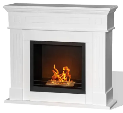 Productafbeelding van Divina Fire Cambridge -ethanol haard 3,5 kW wit