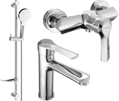 Produktbild von Mexen Sabre DF05 Brausegarnitur, Chrom - 72104DF05-00