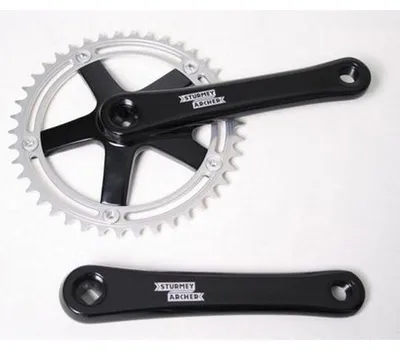 Immagine prodotto di Guarnitura Sturmey Archer nera 42T 170 mm FCT62 (SA)