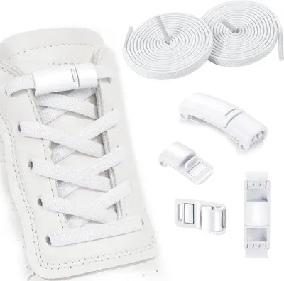 Obrázok produktu pre Elastické šnúrky s kovovým magnetickým zapínaním, sada 2 ks, na šport