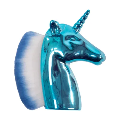 Produktbild von QHP Kopfbürste Unicorn, Farbe:blau