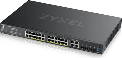Obrázek produktu pro ZyXEL GS2220-28HP - Switch - řízený - 24 x 10/100/1000 (PoE+)