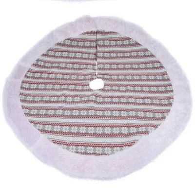 Image de Tapis sous l'arbre de Noël Jupe tricotée, O 100 cm