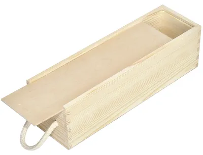 Productafbeelding van Creative Deco Wijn Houten Kist Gewoon, 35,5 x 10,5 x 10,5 cm
