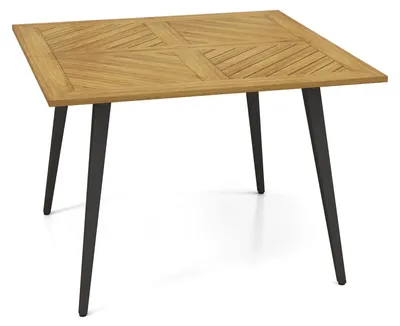 Produktbild von Gartentisch - Esstisch für den Garten - Balkontisch - Tisch für den Außenbereich - Holztisch