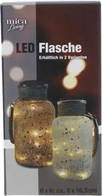 Obrázok produktu pre Lampa – rozbité sklo – s LED – cca 8 x 16,5 cm – 1 ks
