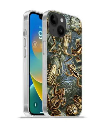 Produktbild von MuchoWow® Handyhülle Schutzhülle Hülle für Apple iPhone 14 - Softcase Batrachia - Haeckel - Alte Meister Silikon Softcase Handy Hülle - Mobiltelefonhülle