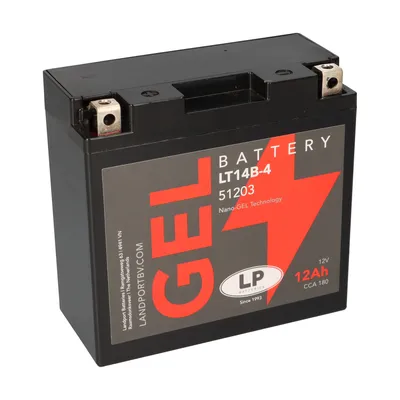 Immagine prodotto di Batteria 12V 12Ah per avviamento moto MG LT14B-4