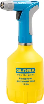 Immagine prodotto di Gloria Haus und Garten 000950.0000 AutoPump Mini Garden sprayer 1 l Yellow, Blue