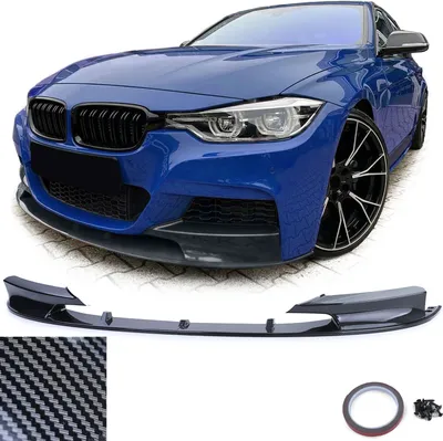 Produktbild von Frontspoiler Performance Spoiler Lippe Stoßstange Carbon Look für BMW 3er F30
