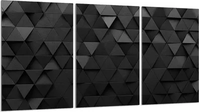 Produktbild von Herdabdeckplatten 3 teilig 30x52 Glaskeramikkochfeld Abdeckung Glas, Muster Schwarz