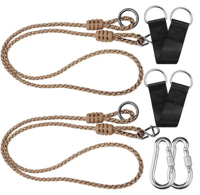 Image de Omgoods - Ensemble de cordes robustes (2 pièces) - Cordes réglables et durables pour hamacs