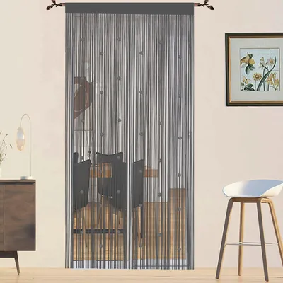 Produktbild von Insektenschutz Türvorhang 200x200 cm - grau