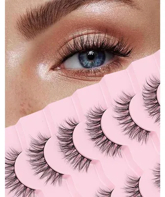 Immagine prodotto di Ciglia finte effetto "wispy", stile naturale. Modelli: D-K38, D-K83