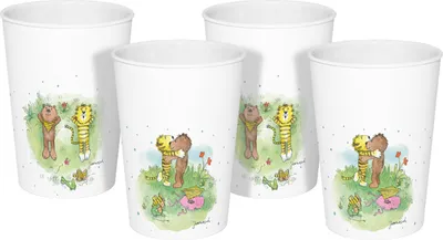 Produktbild von Trinkbecher Janosch Kids 4er Set 330ml PP