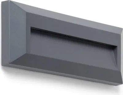 Produktbild von LED-Wandleuchte 2W Oberfläche Aussen Rechteckig Schwarz Élide 4000K Neutralweiß