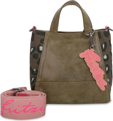 Produktbild von Fritzi aus Preußen Handtasche Umhängetasche Joy02 Vintage Mix Crossbody Bag Jungle olivgrün
