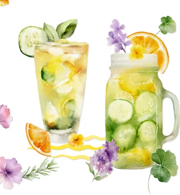 Produktbild von 20 Servietten Lemonade - Frische Sommerlimonade 33x33cm