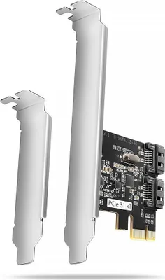Produktbild von AXAGON Axagon PCES-SJ2 interface cards/adapter Internal SATA