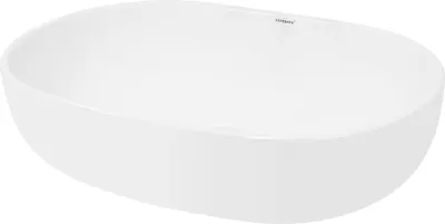 Obrázek produktu pro LuxeBath umyvadlo Oválné umyvadlo na desku, 60x42x14,5 cm, bílé, keramika