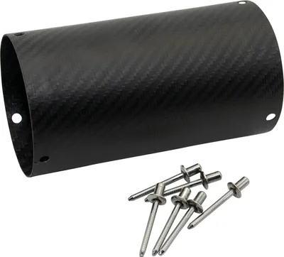 Produktbild von Schalldämpferhülle LeoVince Auspuff-Ersatzteil Hülle Endschalldämpfer, Carbon, 160mm, rechts für LV CORSA, Aprilia RSV4
