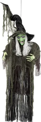 Image de Décoration suspendue sorcière 190cm - Décoration Halloween