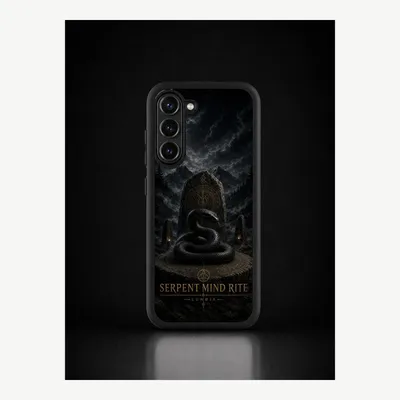 Productafbeelding van Samsung S23 hoesje, telefoonhoesje, beschermhoesje, case met slangenmotief – LUNØIR ©