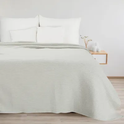 Produktbild von Design91 Warme Wohndecke, kuschelige Decke AMBER hellK 200x220 cm hellcreme