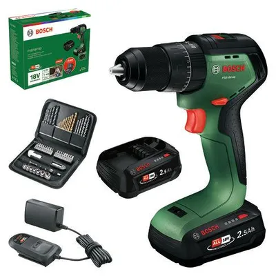 Produktbild von Akku-Schlagbohrschrauber PSB18V-60, 2x Akku PBA 18V 2.5Ah in Handwerkerkoffer