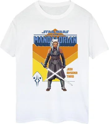 Produktbild von Star Wars - "The Mandalorian Jedi" T-Shirt für Damen BI45820 (XXL) (Weiß)