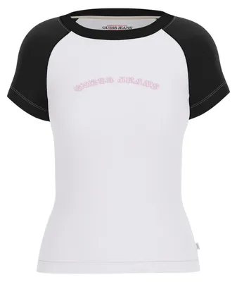 Produktbild von Guess - T-Shirt für Damen, Schmal, Raglanärmel GT18235 (36 DE) (Weiß)